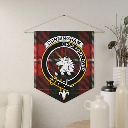 Cunningham Over Fork Over Tartan Shield Wall Art product