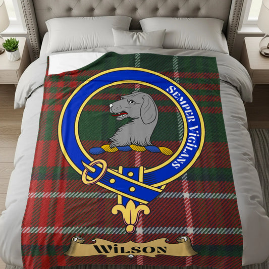 Cozy Scottish Clan Blanket with Unique Wilson product