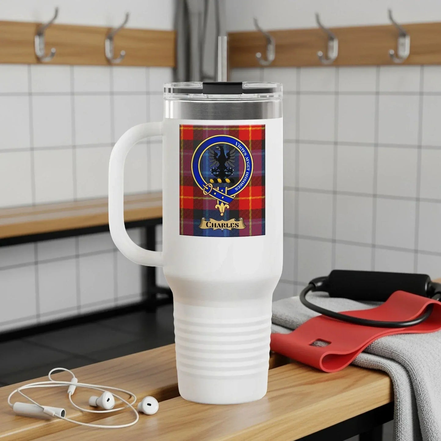Clan Charles Tartan Insulated Travel Mug product