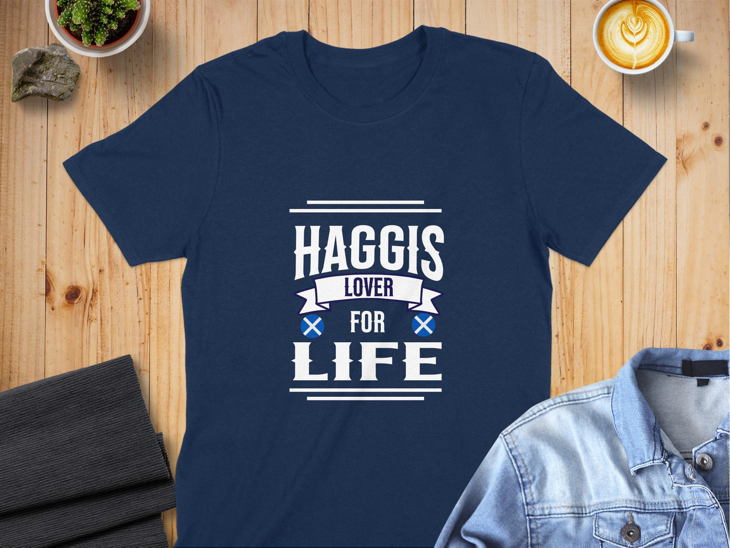 Proud Haggis Lover for Life Custom Design T-Shirt - Living Stone Gifts