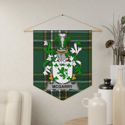 Personalized McGarry Family Crest Wall Banner product