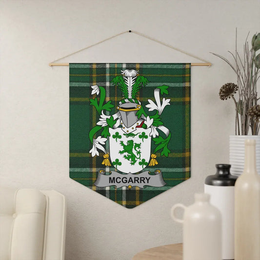 Personalized McGarry Family Crest Wall Banner product