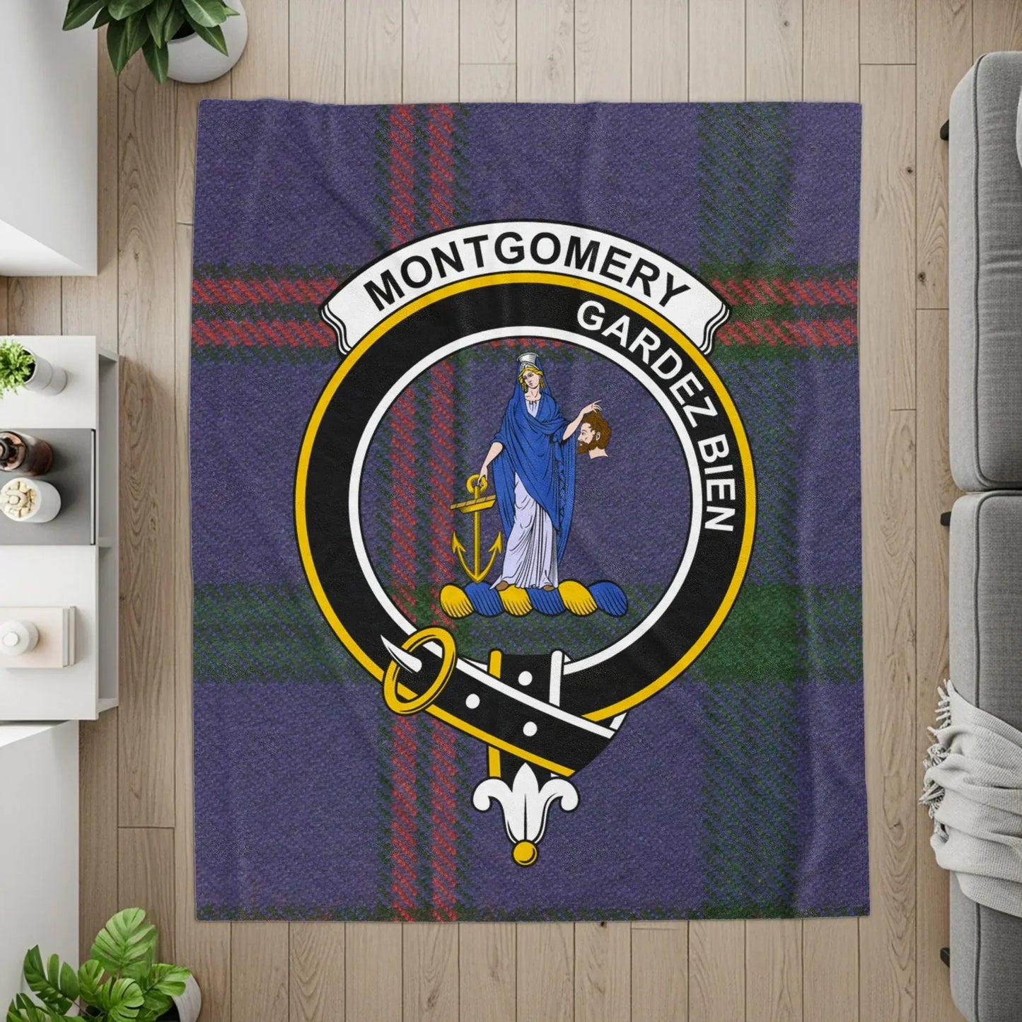 Montgomery Gardez Bien Tartan Blanket product type