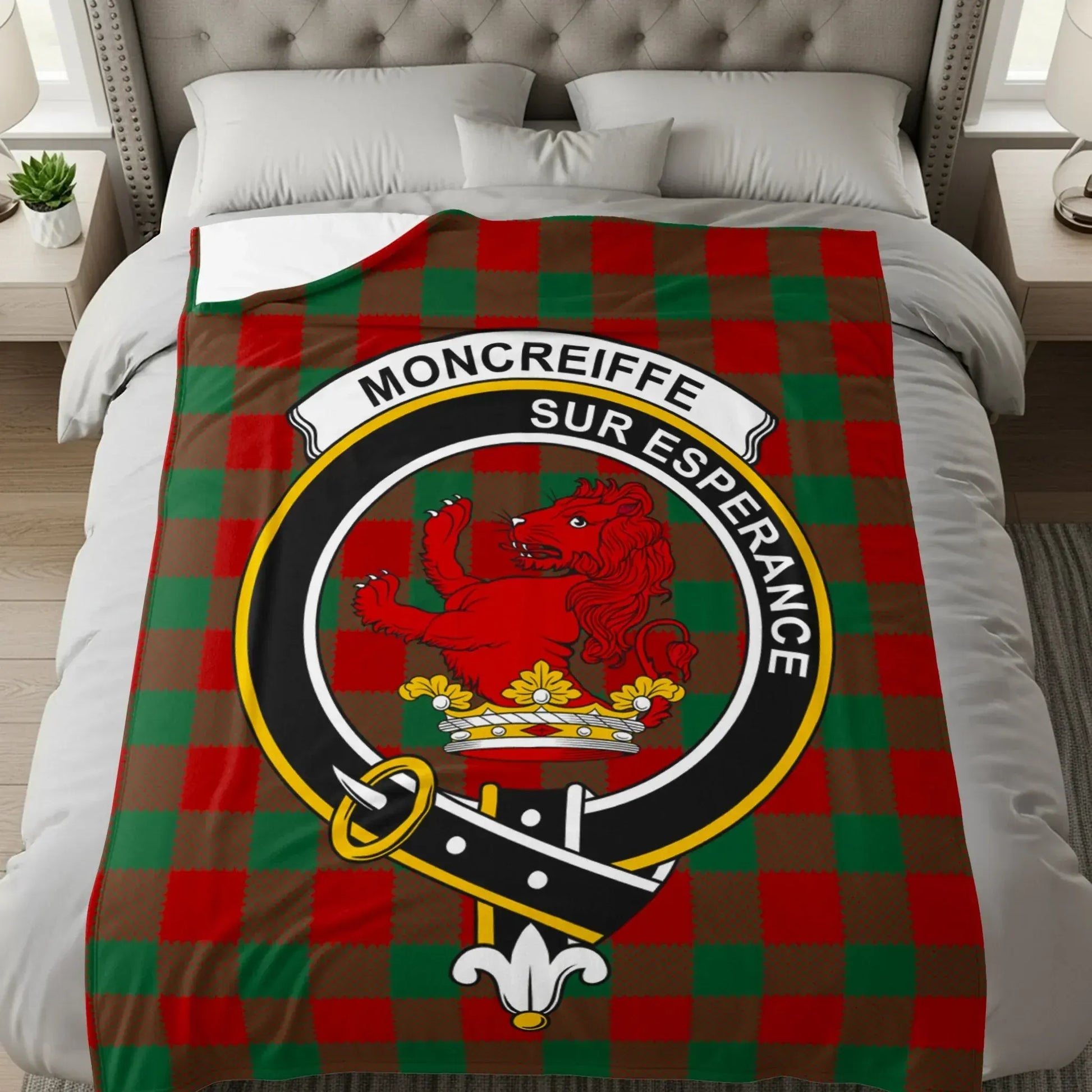 Moncreiffe Sur Esperance Tartan Throw Blanket product