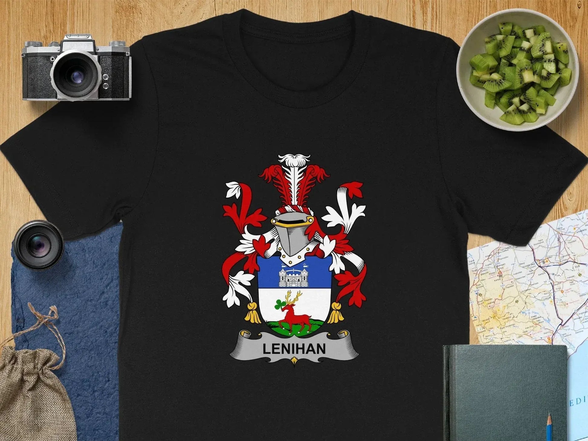 Lenihan Family Crest Graphic T-shirt product