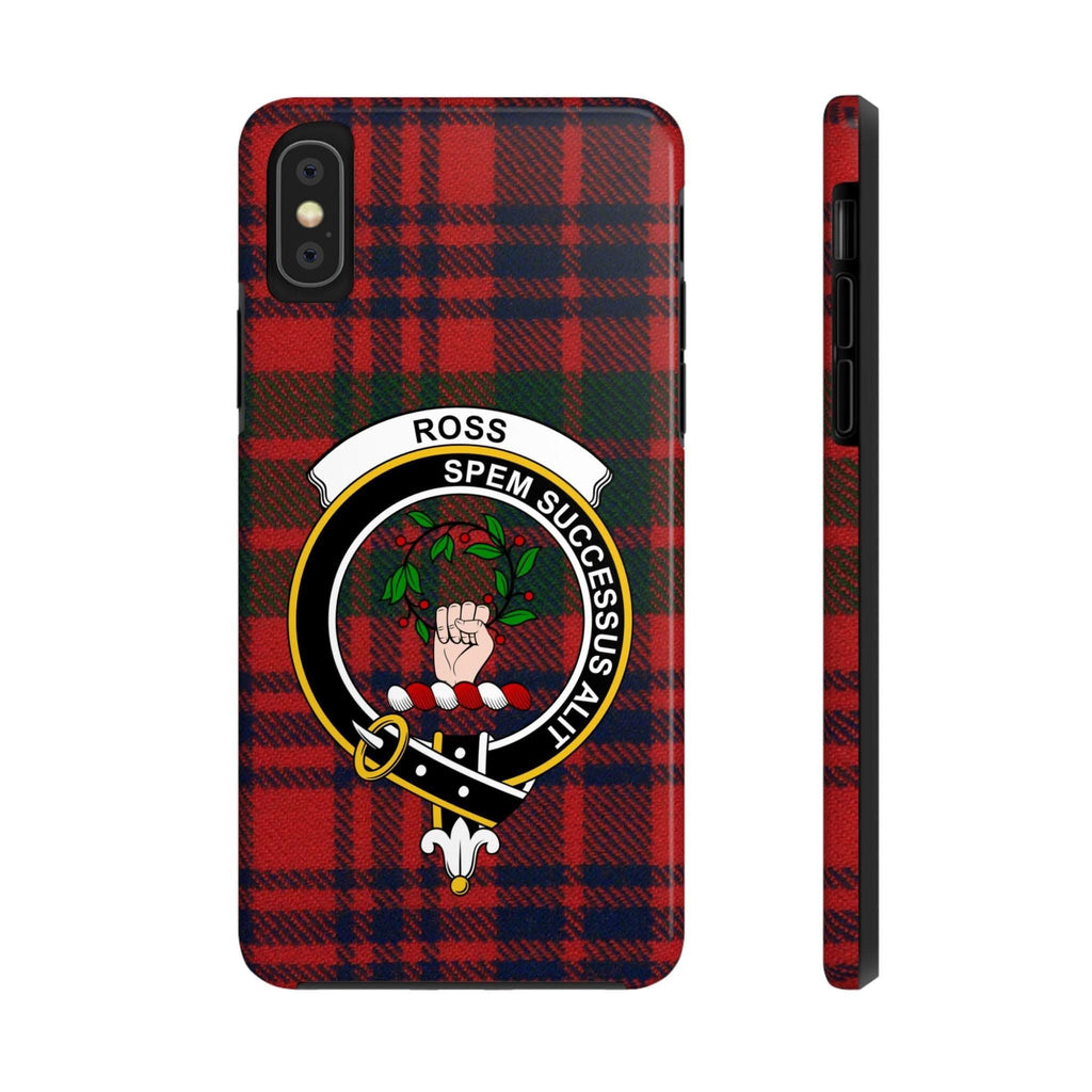 Ross Clan Scottish Tartan Cell Phone Case - Celtic Ancestry Gifts