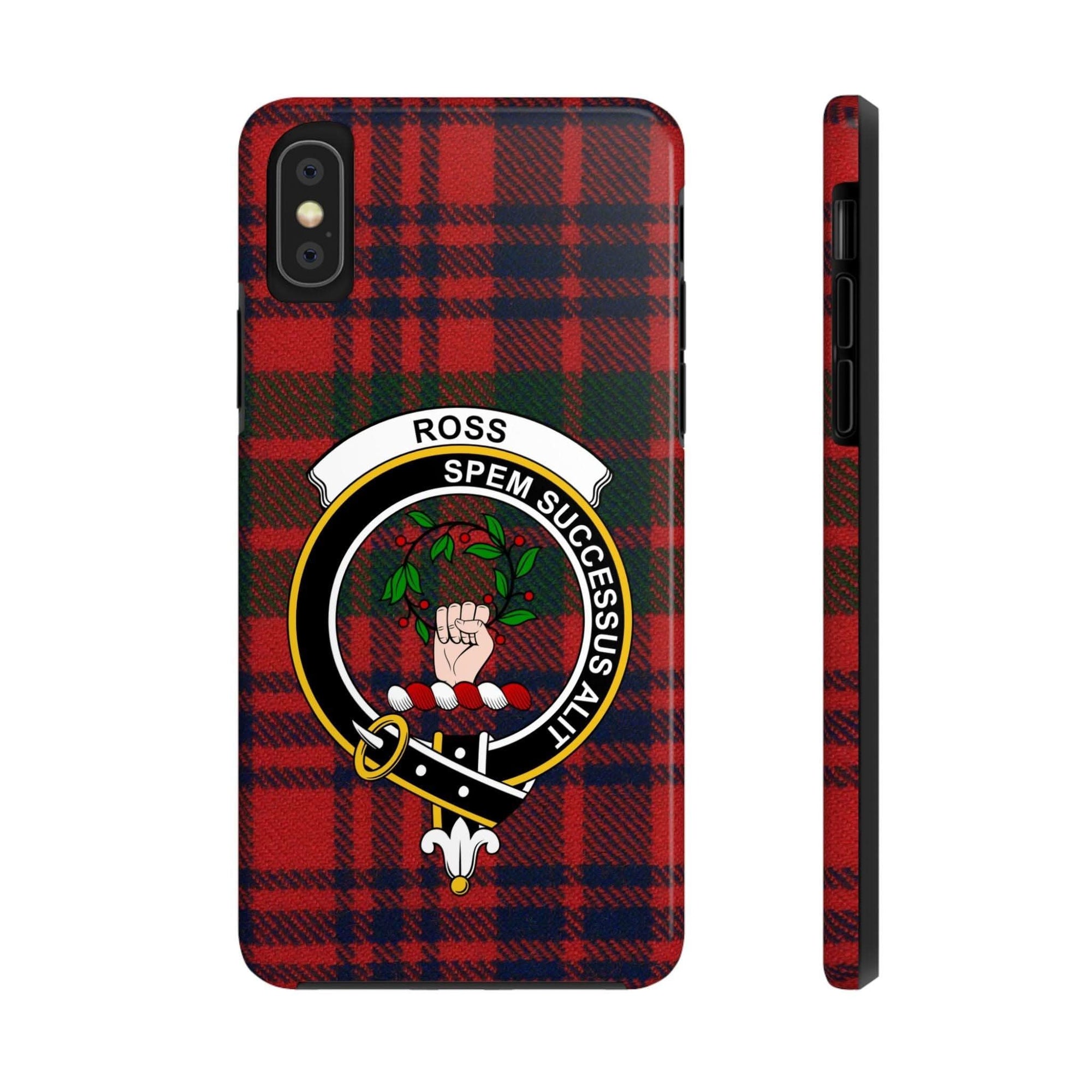 Ross Clan Scottish Tartan Cell Phone Case - Celtic Ancestry Gifts