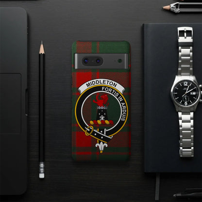 Middleton Crest Fortis In Arduis Pattern Phone Case