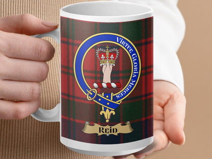 Tartan Clan Crest Badge Personalised Mug product