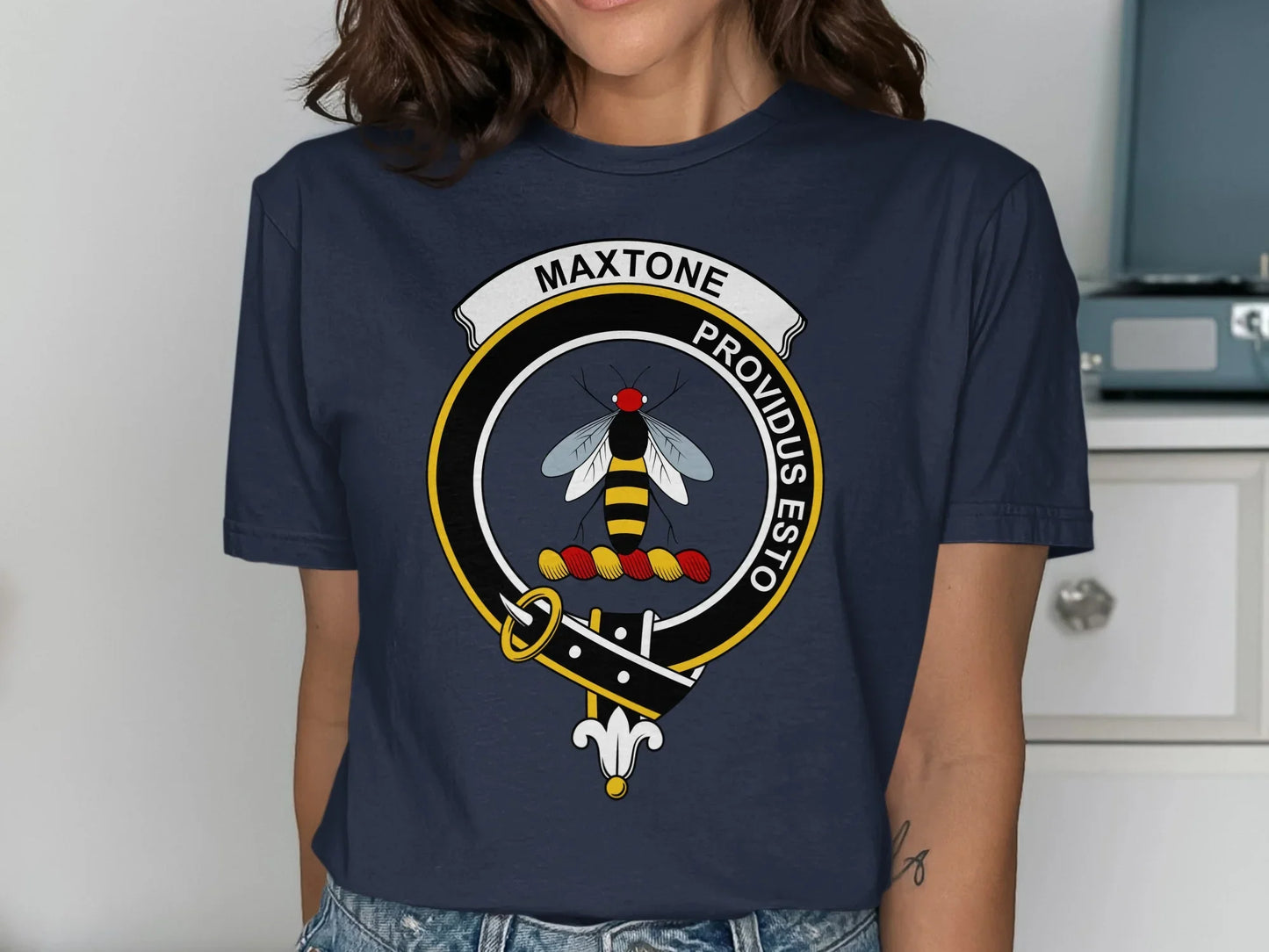 Maxtone Providus Esto Design Navy T-Shirt product type