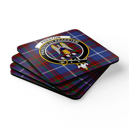 Scottish Clan Crest Tartan Pattern Coasters product type