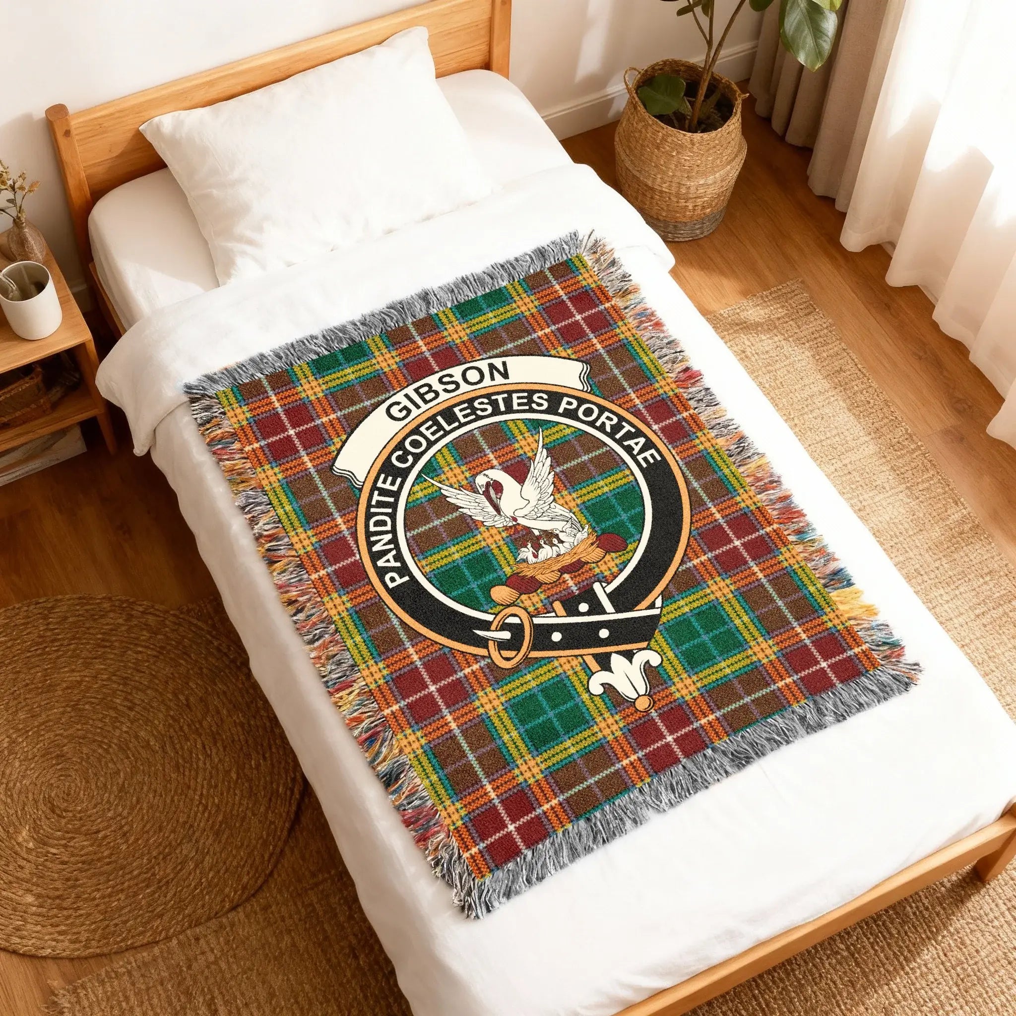 Gibson Pandite Coelestes Portae Tartan Blanket