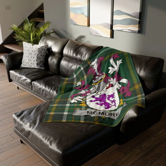 McMore Tartan Plaid with Family Crest product type