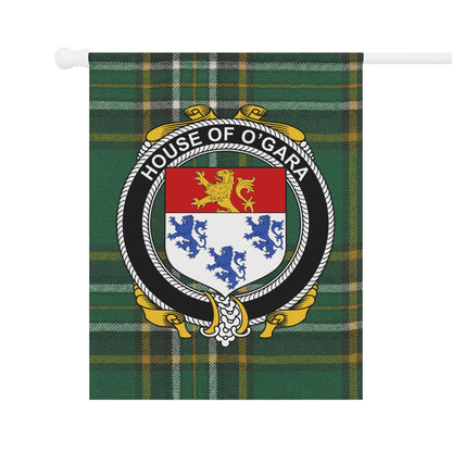 House of O'Gara Crest Green Plaid Wall Hanging