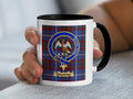 Stratton Clan Crest Tartan Mug Scottish Family Heritage