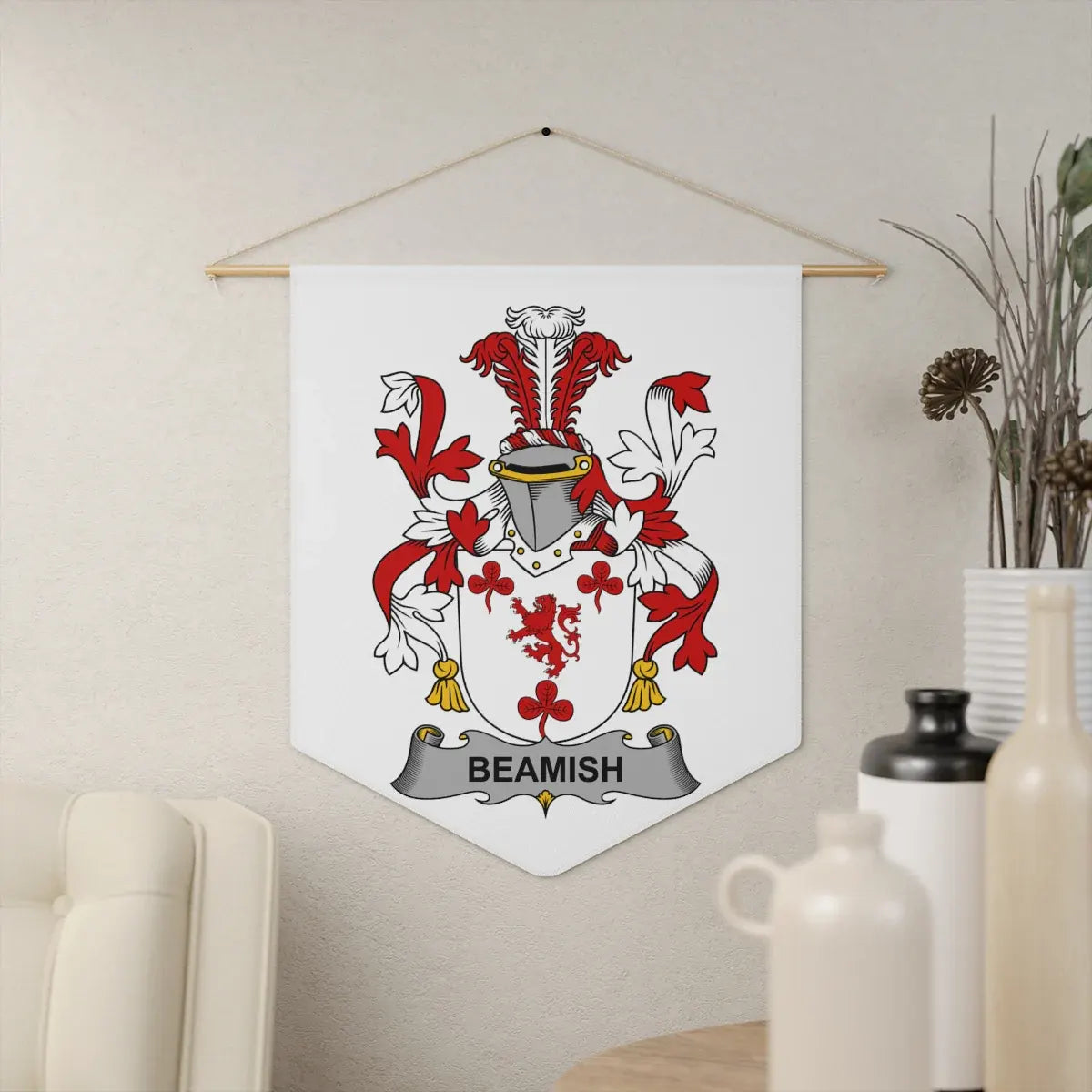 Beamish Coat of Arms Wall Tapestry product