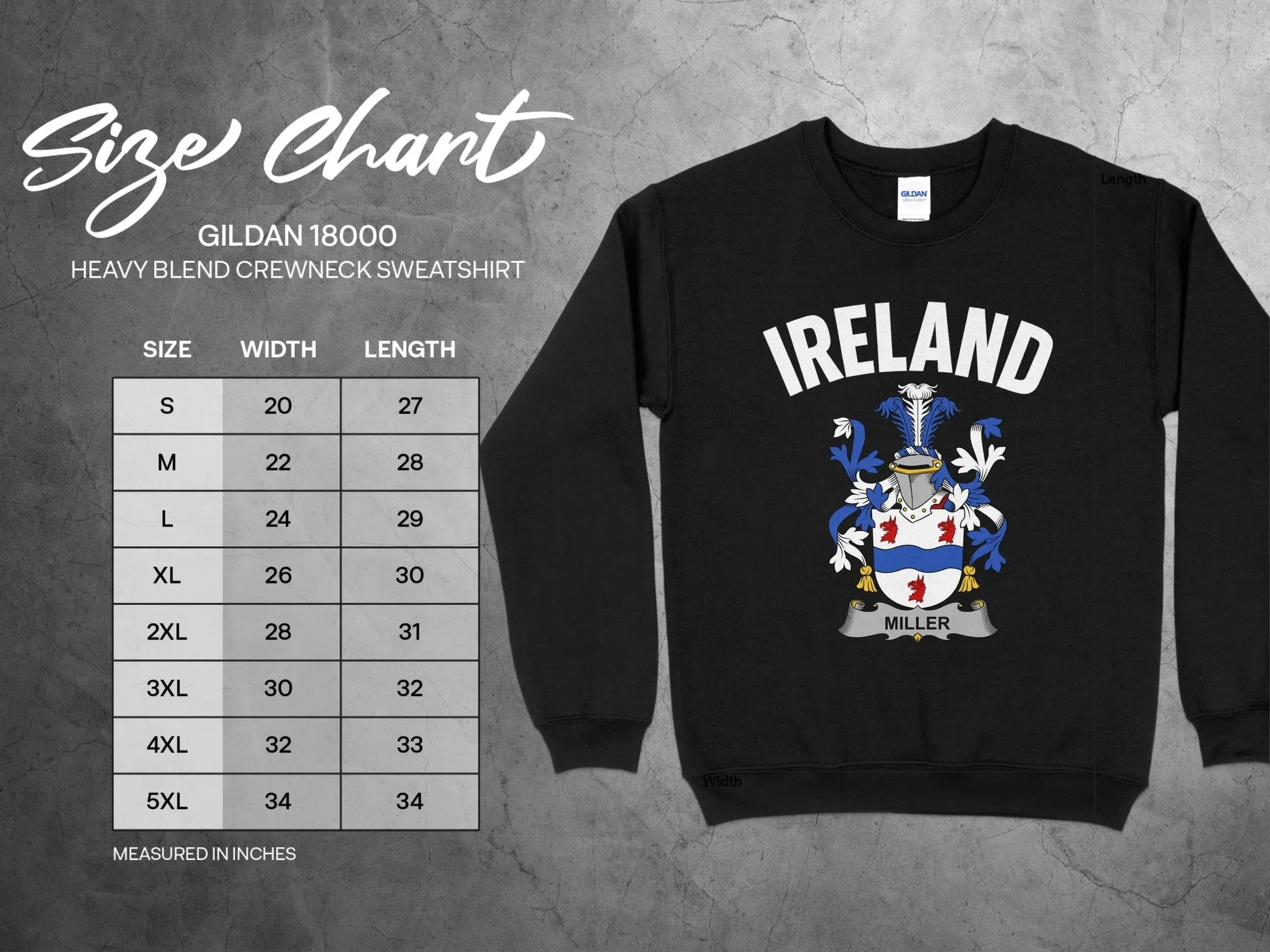 Ireland Miller Heavy Blend Crewneck Sweatshirt product