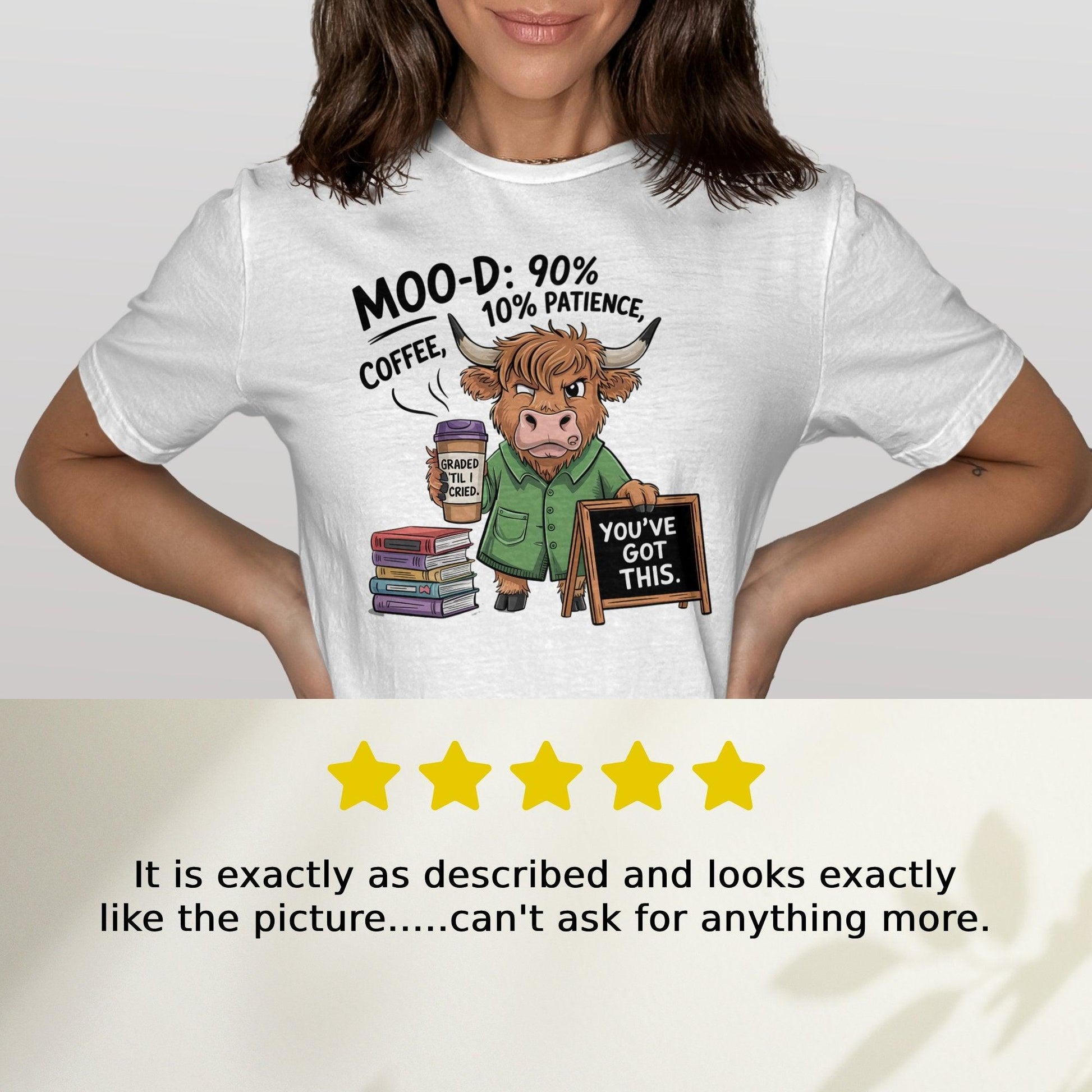 Funny Cow Teacher Mood Patience You've Got This T-Shirt - Celtic Ancestry Gifts