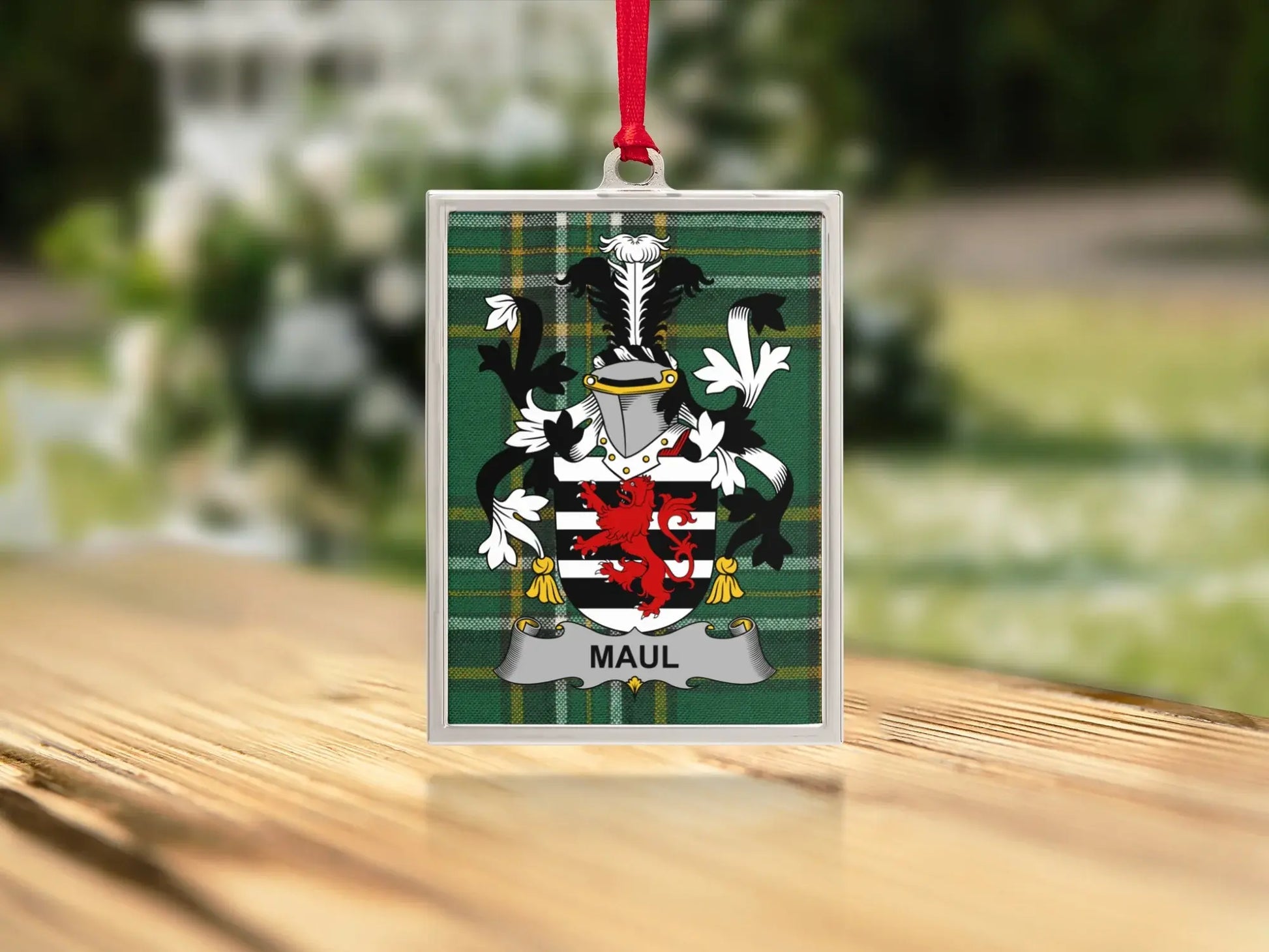 Heraldic Family Crest Personalized Rectangular product