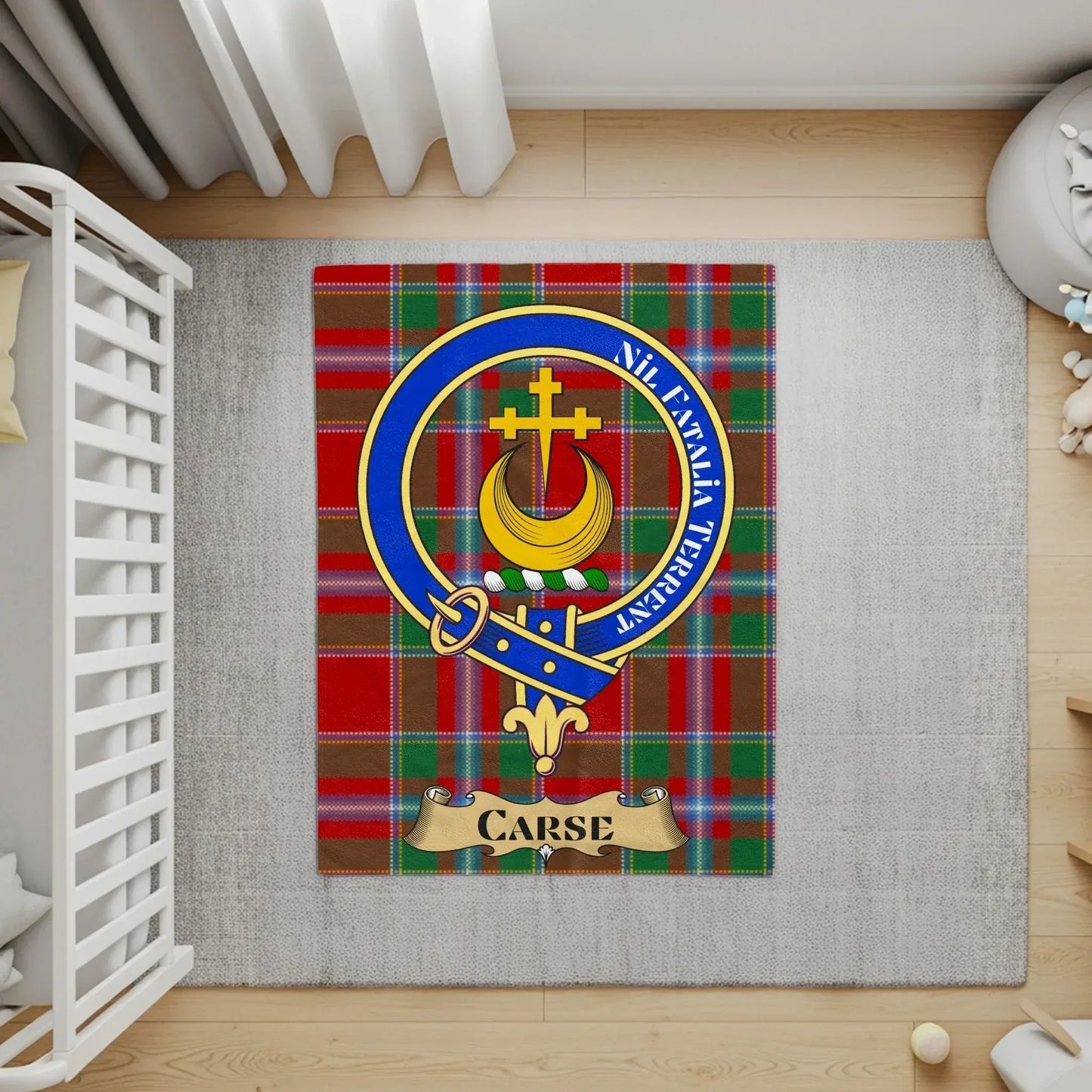 Clan Crest Tartan Design Soft Floor Rug product type