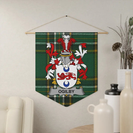 Clan Crest Ogilby Tartan Pattern Home Wall Decor product