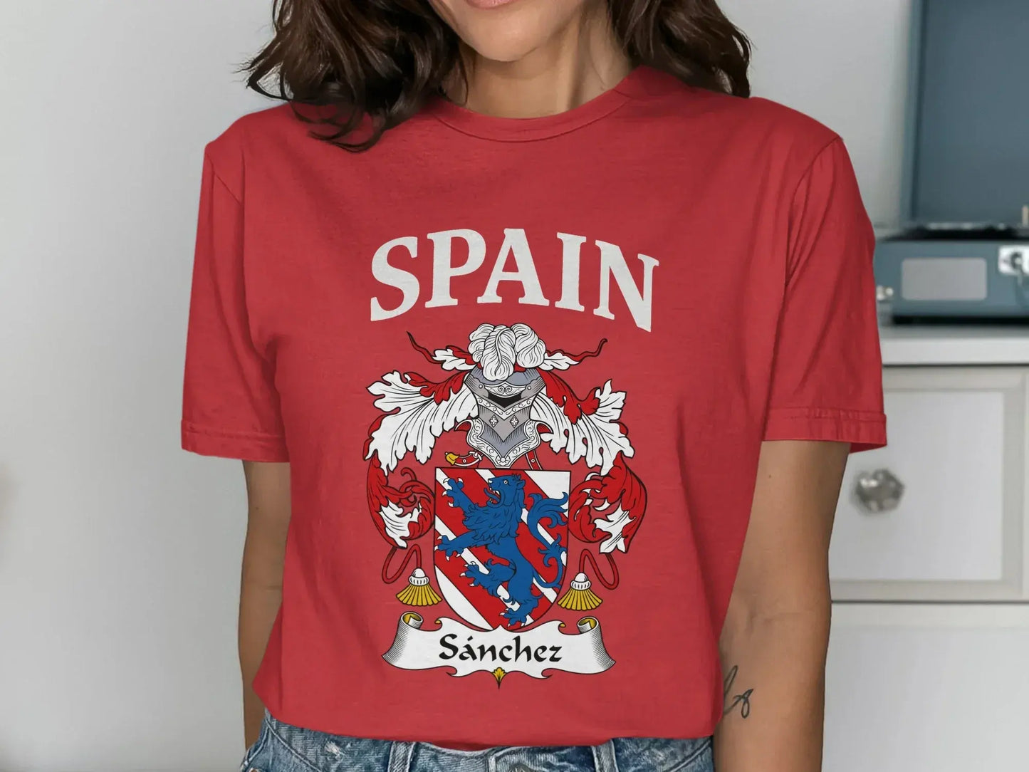 Spain Sánchez Emblem Graphic Tee product