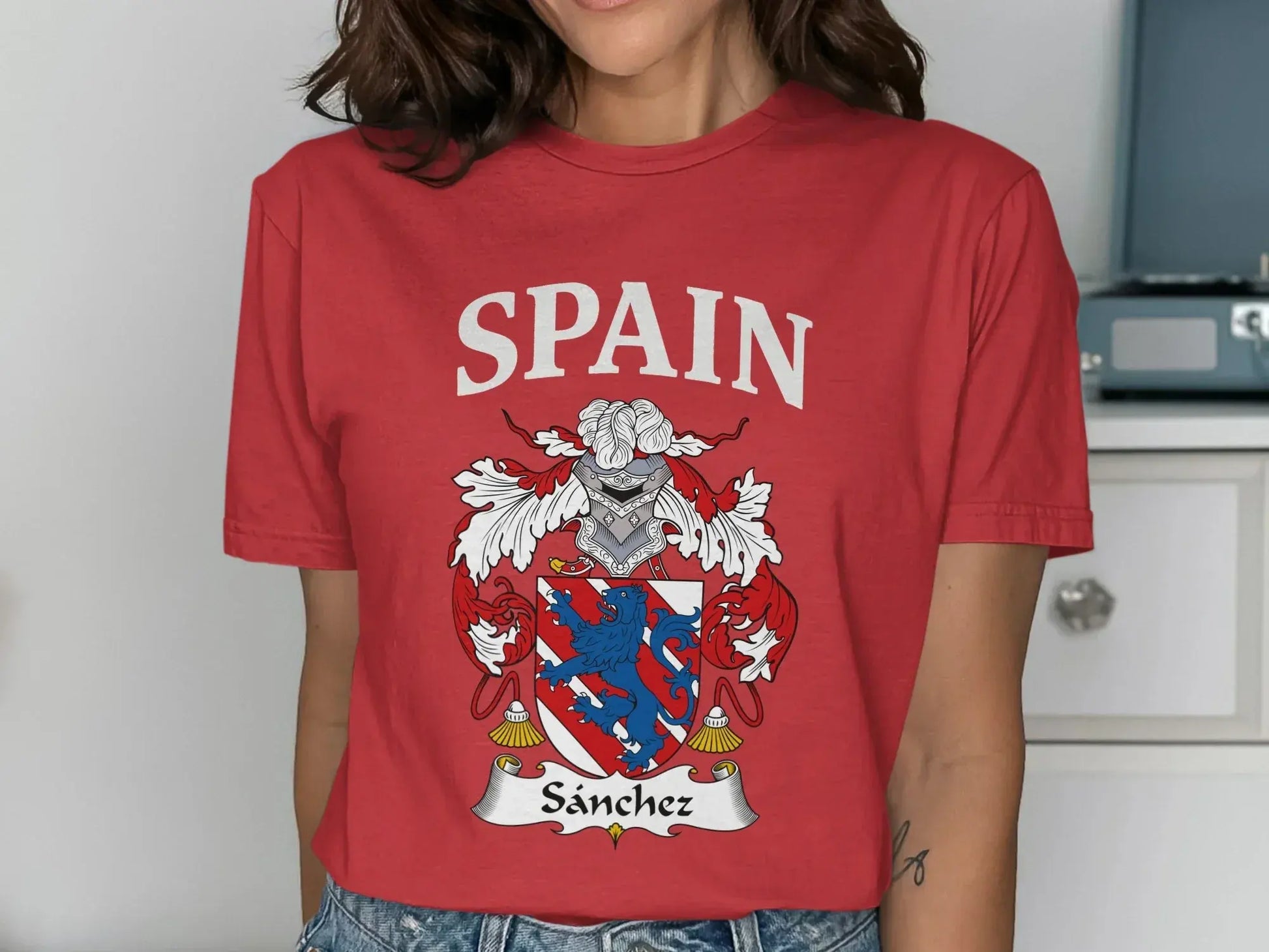 Spain Sánchez Emblem Graphic Tee product