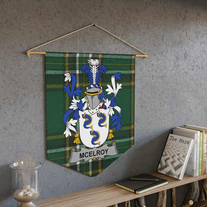 Medieval McElroy Heraldic Tapestry Coat of Arms product type