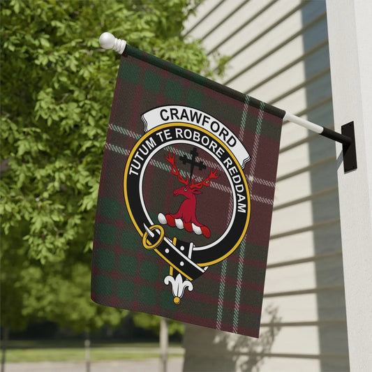 Crawford Scottish Clan Crest House Flag product