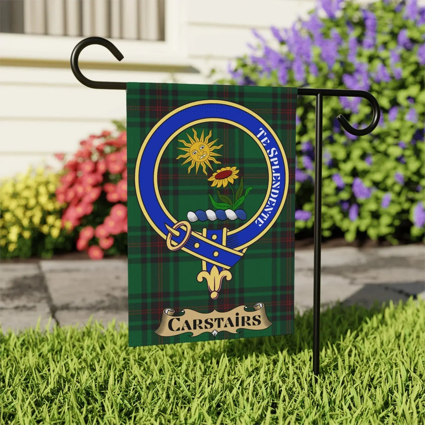 Carstairs Crest Garden Flag with Unique Design product