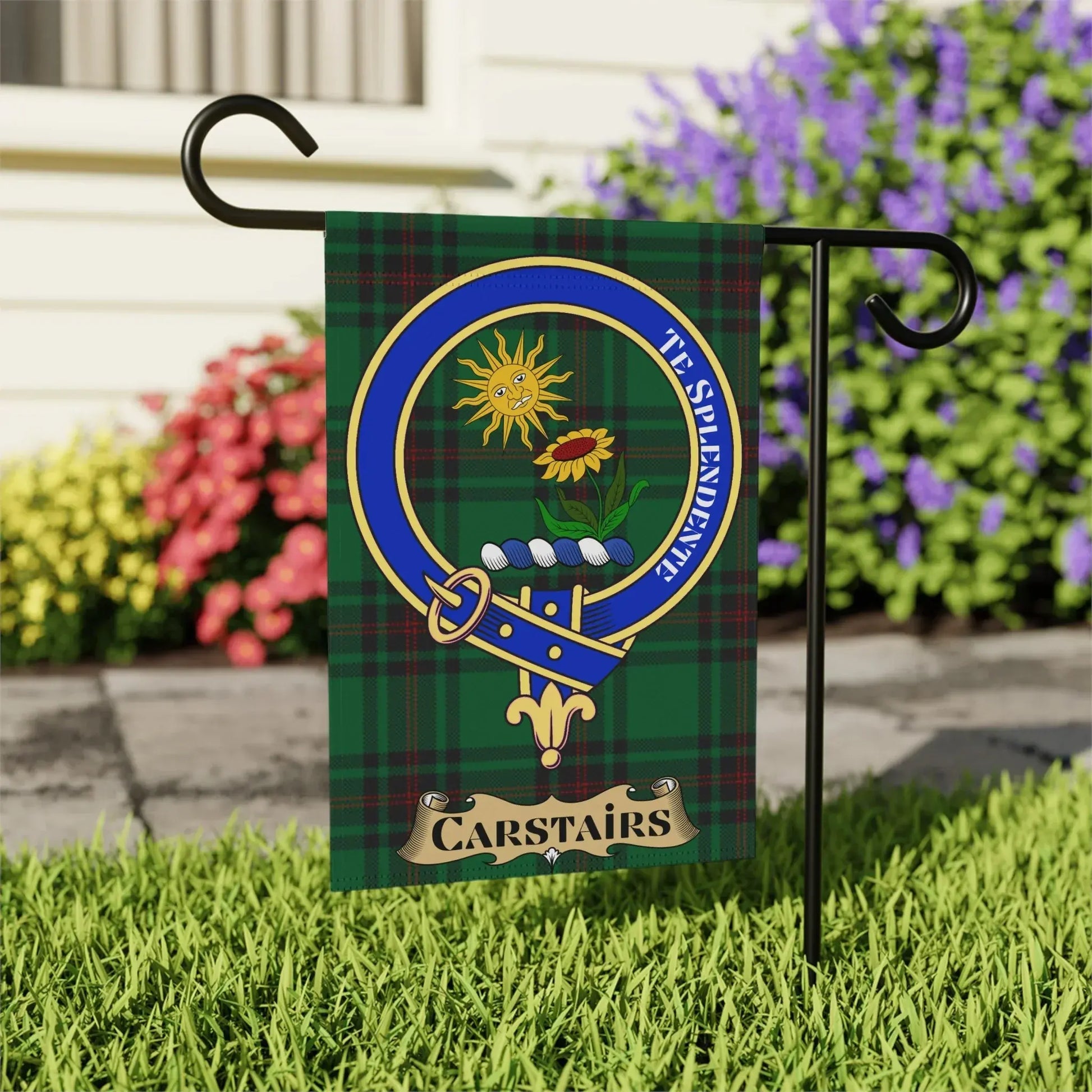 Carstairs Crest Garden Flag with Unique Design product