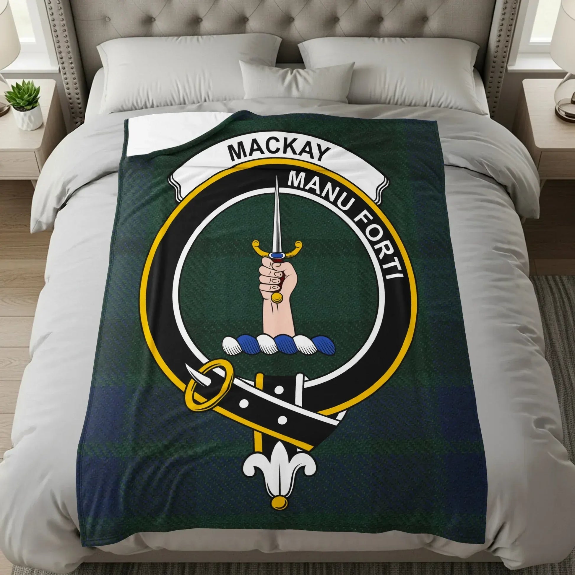 Mackay Manu Forti Throw Blanket product type