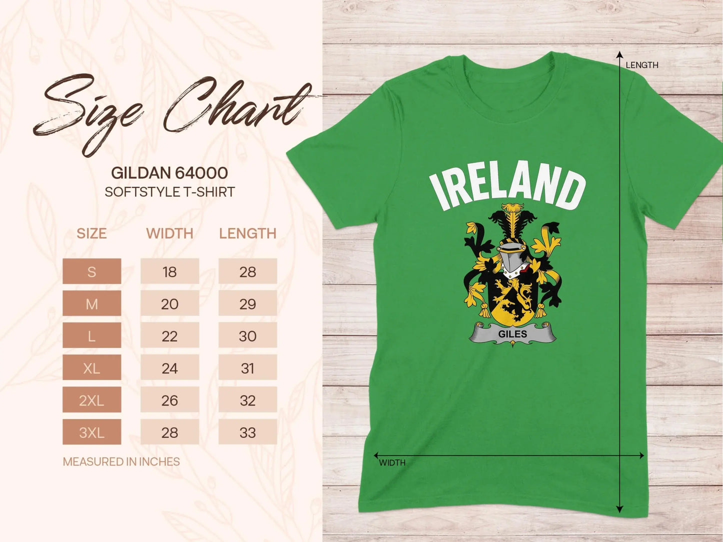 Ireland Softstyle T-Shirt with Crest Design product type