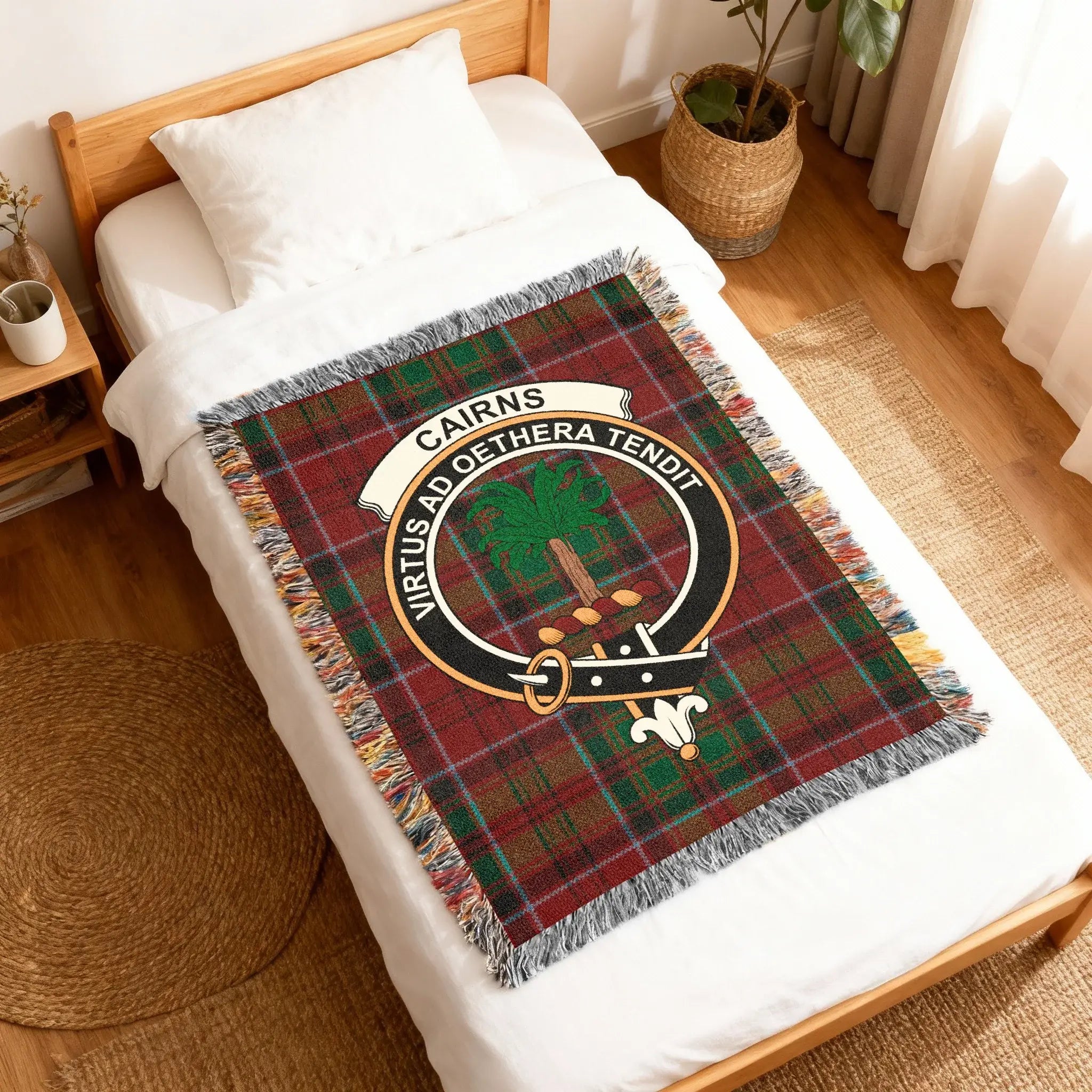 Cairns Virtus Adoethera Tendit Decorative Blanket