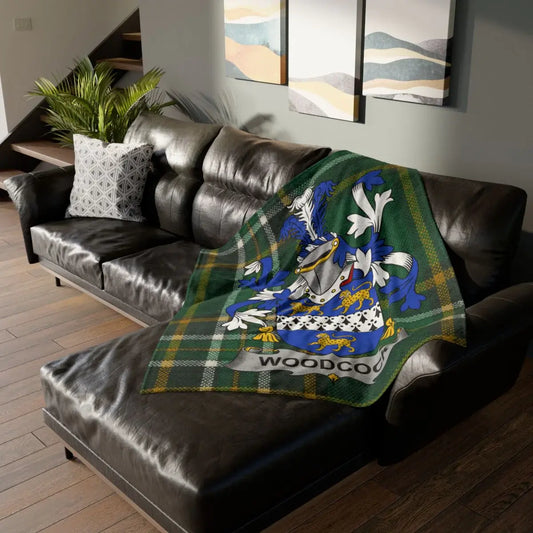 Heraldic Coat of Arms Design Cozy Fleece Blanket product