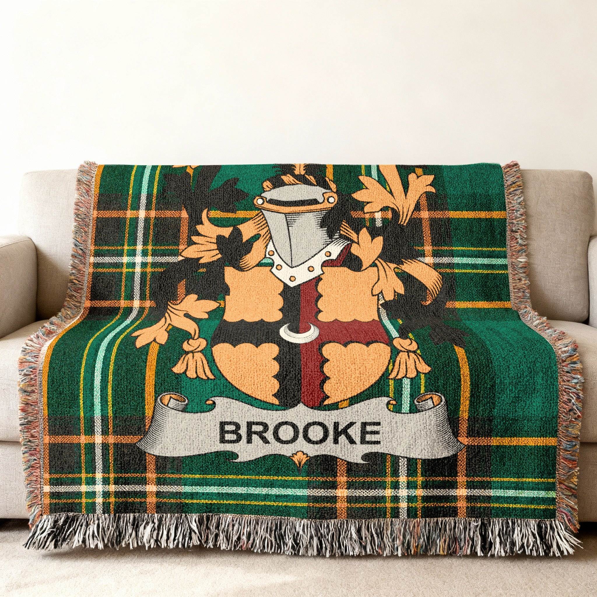 Brooke Family Crest Plaid Green Home Decor product type