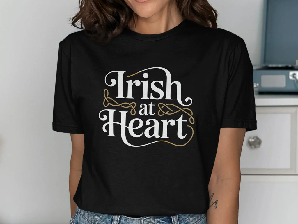Irish at Heart Graphic Tee Shirt for Everyday Style