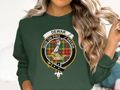 Scottish Clan Dewar Emblem Graphic Printed Sweatshirt product