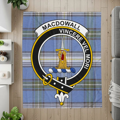 Clan Macdowall Vincere Vel Mori Tartan Rug product type