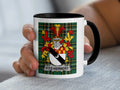 Fitz-Herbert Irish family crest black accent mug