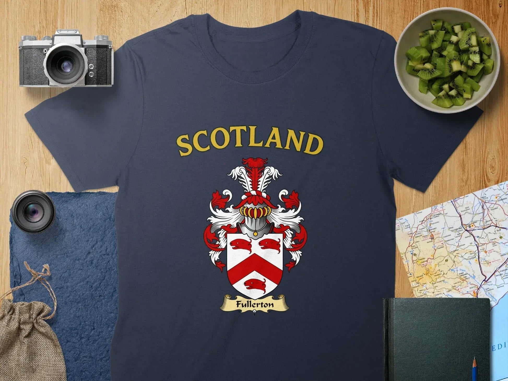 Scotland Fullerton Crest Emblem Graphic T-Shirt product