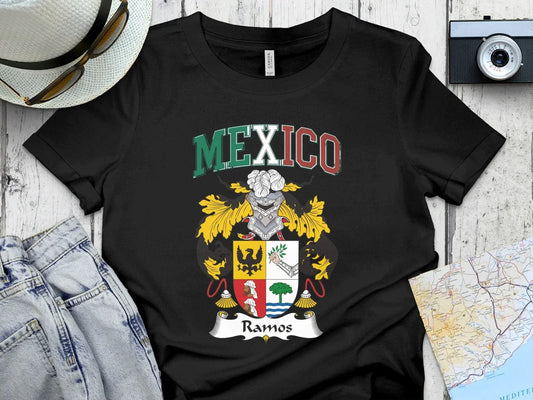 Vintage Mexico Coat of Arms Custom Ramos Design Shirt product