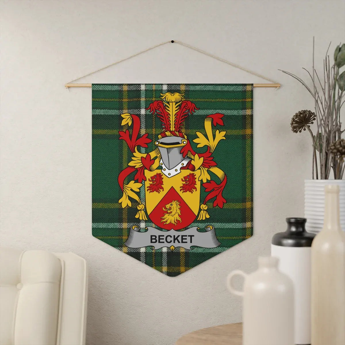 Family Crest Wall Hanging Personalized Product