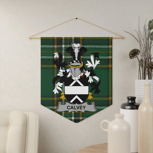 Calvey Family Crest Plaid Tapestry Wall Decor product