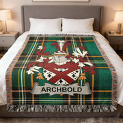 Archbold Irish Heritage Woven Blanket | Family Crest Tartan Throw
