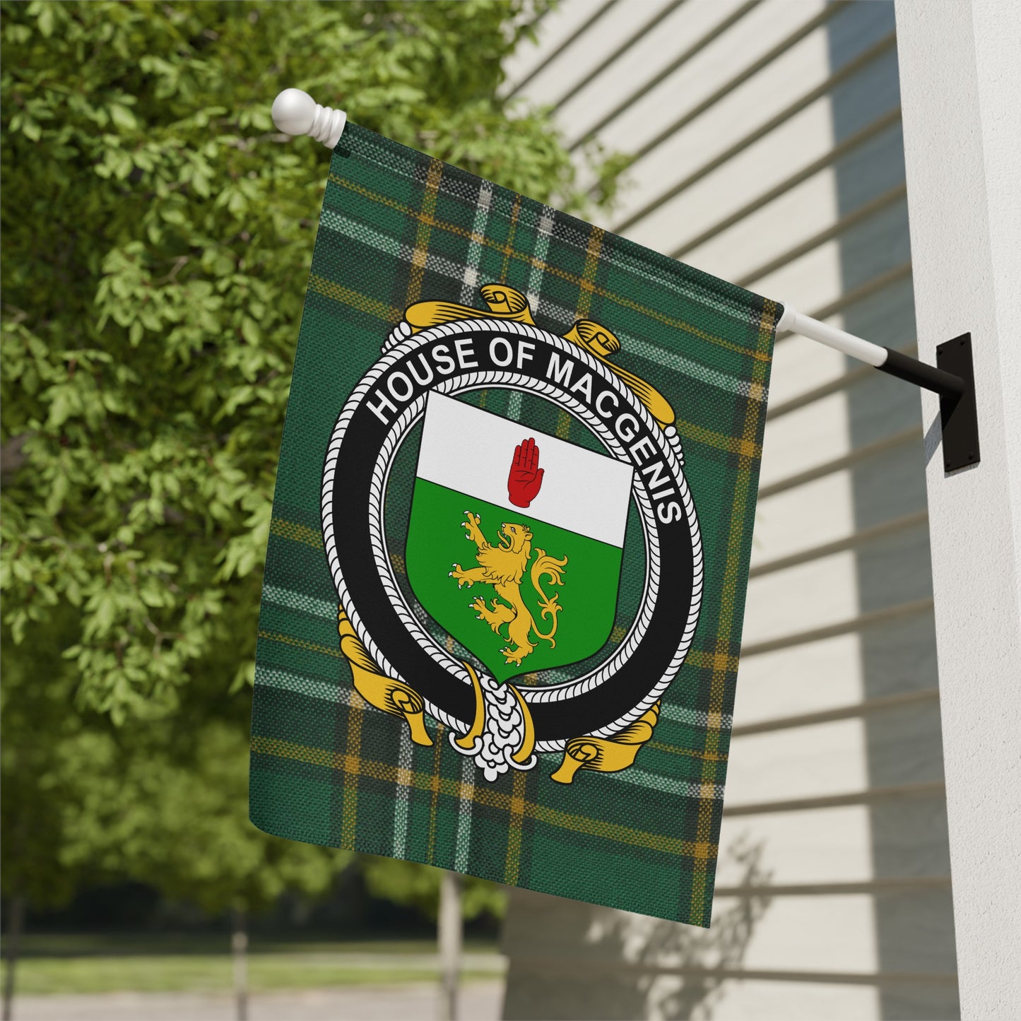 House of MacGinnis Plaid Flag House Decor
