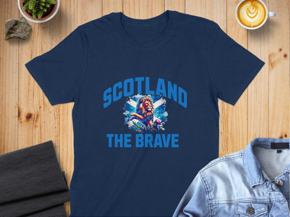 Scotland The Brave Pride Graphic T-Shirt - Living Stone Gifts