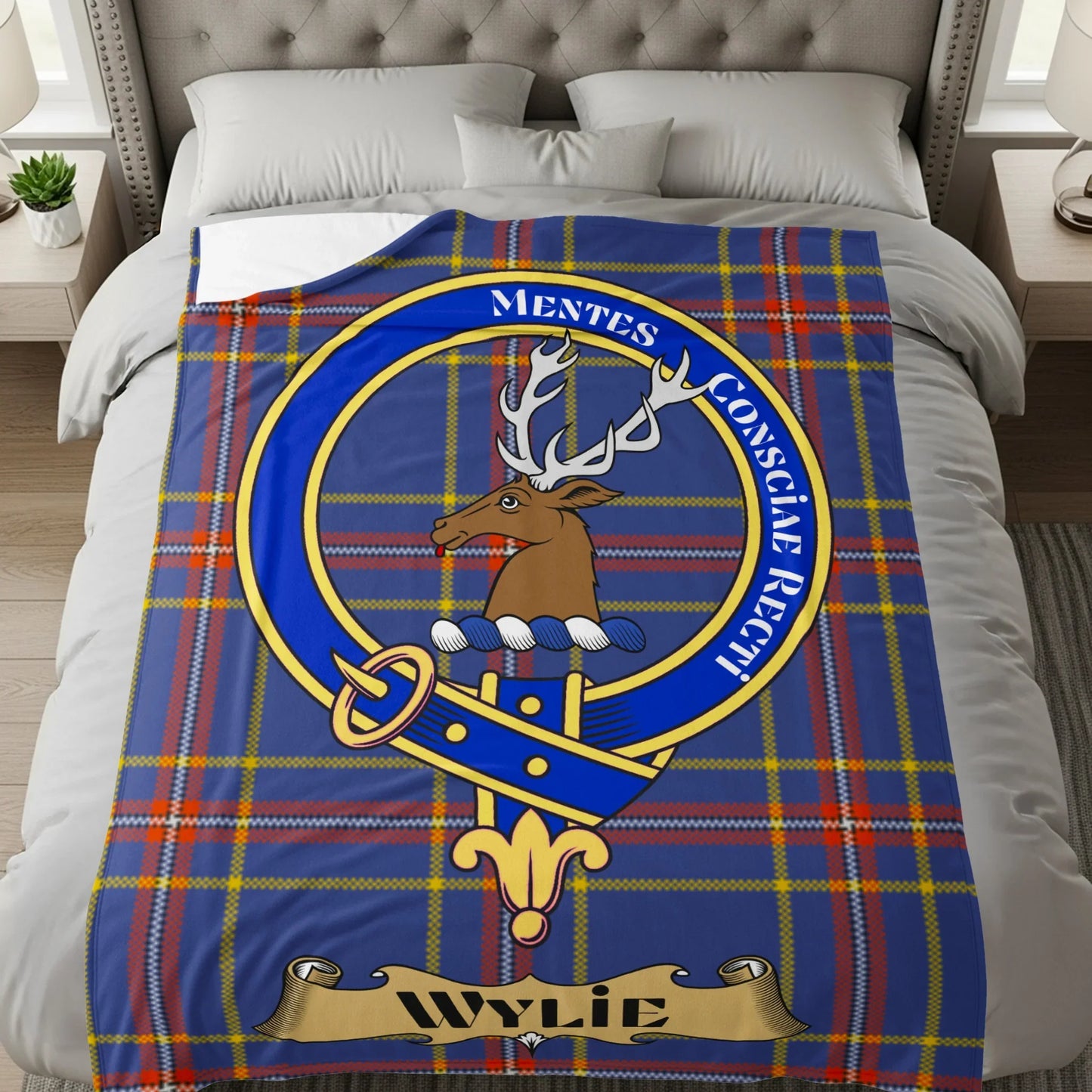 Scottish Clan Wylie Tartan Blanket product