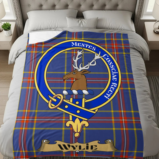 Scottish Clan Wylie Tartan Blanket product
