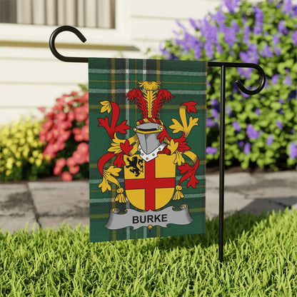 Custom Burke Family Crest Garden Flag product